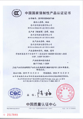 Single and double fuses CCC certification